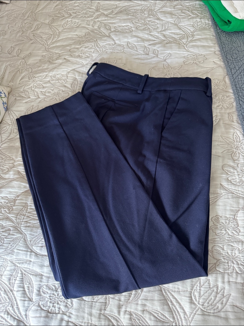 J.Crew blue Ruby Crop Pants size 4 , used like new